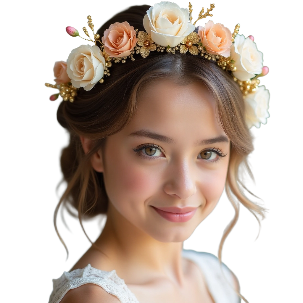 Elegant Floral Headpiece